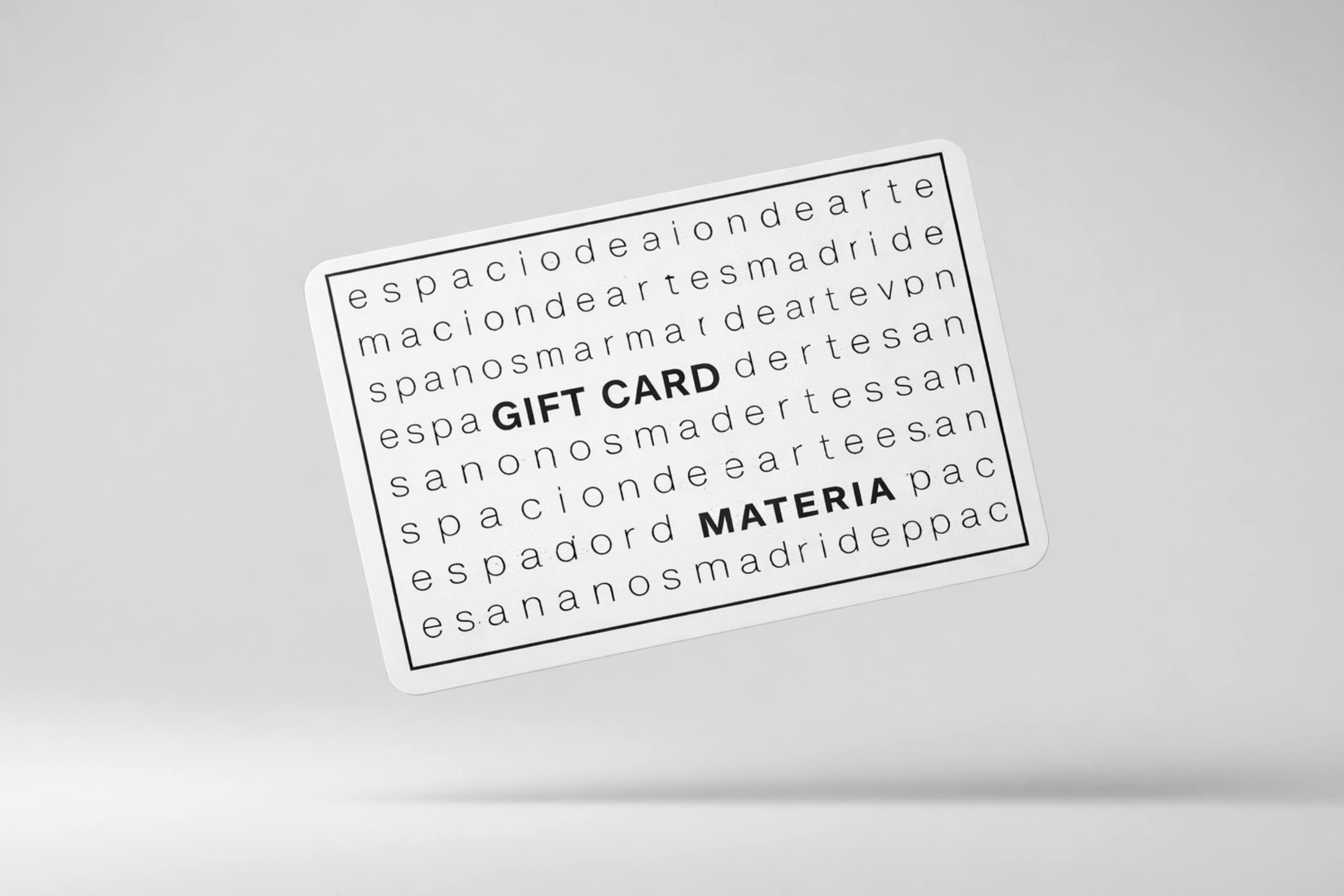 materia GIFT CARD